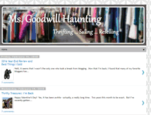 Tablet Screenshot of goodwillhaunting.blogspot.com