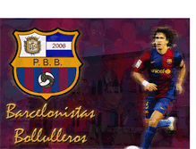 Tablet Screenshot of barcelonistasbollulleros.blogspot.com