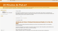 Desktop Screenshot of 20minutosde.blogspot.com