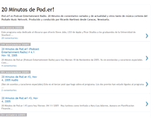 Tablet Screenshot of 20minutosde.blogspot.com
