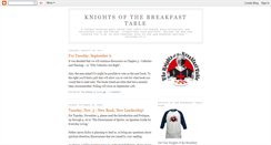 Desktop Screenshot of knightsofthebreakfasttable.blogspot.com