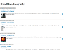 Tablet Screenshot of brandnew-discography.blogspot.com