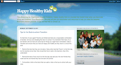 Desktop Screenshot of happyhealthykidz.blogspot.com