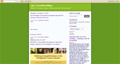 Desktop Screenshot of cocoaphilippinesblog.blogspot.com