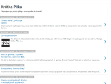 Tablet Screenshot of krotka-pilka.blogspot.com