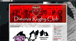 Desktop Screenshot of dimonisrugby.blogspot.com