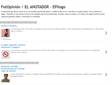 Tablet Screenshot of fotopinion-elanotador.blogspot.com
