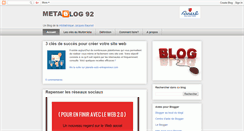 Desktop Screenshot of metablog92.blogspot.com