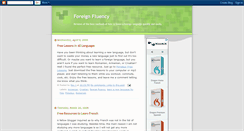 Desktop Screenshot of foreignfluency.blogspot.com