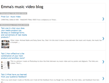 Tablet Screenshot of musicvideocm3emma.blogspot.com
