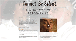 Desktop Screenshot of icannotbesilent.blogspot.com