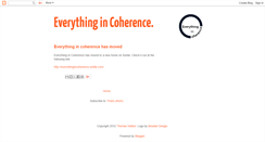 Desktop Screenshot of everythingincoherence.blogspot.com