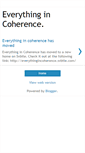 Mobile Screenshot of everythingincoherence.blogspot.com