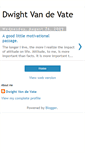 Mobile Screenshot of dwightvandevate.blogspot.com