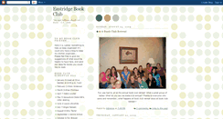 Desktop Screenshot of eastridgebookclub.blogspot.com