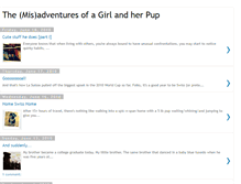 Tablet Screenshot of girlandpup.blogspot.com