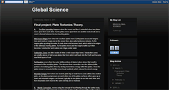 Desktop Screenshot of globalscience.blogspot.com