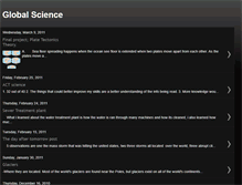 Tablet Screenshot of globalscience.blogspot.com