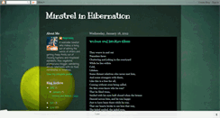 Desktop Screenshot of minstrelinhibernation.blogspot.com