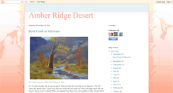 Desktop Screenshot of amberridgedesert.blogspot.com