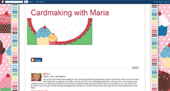 Desktop Screenshot of cardmakingwithmaria.blogspot.com