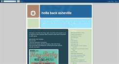 Desktop Screenshot of hollabackasheville.blogspot.com