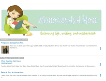 Tablet Screenshot of memoriesasamom2.blogspot.com