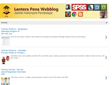 Tablet Screenshot of lentera-pena.blogspot.com