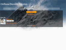 Tablet Screenshot of oriflamesweden-pakistan.blogspot.com