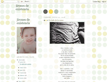 Tablet Screenshot of jironesdeexistencia.blogspot.com