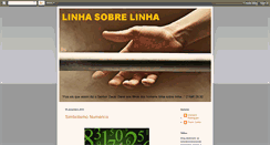Desktop Screenshot of linha-sobre-linha.blogspot.com