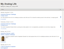 Tablet Screenshot of myanaloglife.blogspot.com