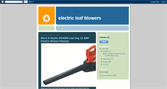 Desktop Screenshot of electric-leaf-blowers.blogspot.com