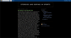 Desktop Screenshot of dopinginsports.blogspot.com