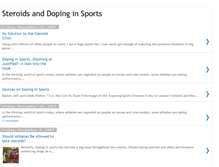 Tablet Screenshot of dopinginsports.blogspot.com