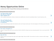 Tablet Screenshot of moneyopportunitiesonline.blogspot.com