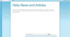 Desktop Screenshot of dailyarticles4all.blogspot.com