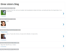 Tablet Screenshot of 3sistersnc.blogspot.com