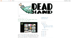 Desktop Screenshot of deadhandtoys.blogspot.com