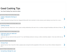Tablet Screenshot of goodcooking-tips.blogspot.com