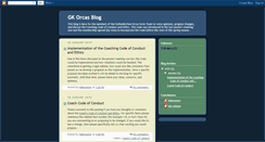Desktop Screenshot of gkorcas.blogspot.com