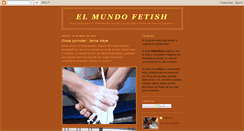 Desktop Screenshot of elmundofetish.blogspot.com