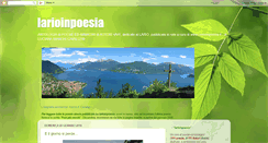 Desktop Screenshot of larioinpoesia.blogspot.com
