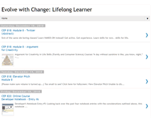 Tablet Screenshot of evolvewithchange.blogspot.com