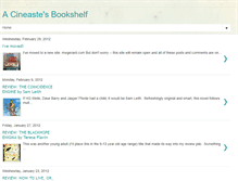 Tablet Screenshot of cineastesbookshelf.blogspot.com