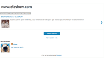 Tablet Screenshot of eleshow.blogspot.com