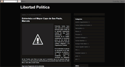 Desktop Screenshot of libertad-politica.blogspot.com