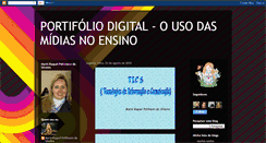Desktop Screenshot of portifoliodigitalmraquel.blogspot.com