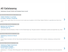 Tablet Screenshot of galatasarayfans.blogspot.com