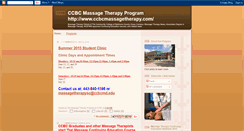 Desktop Screenshot of ccbcmassage.blogspot.com